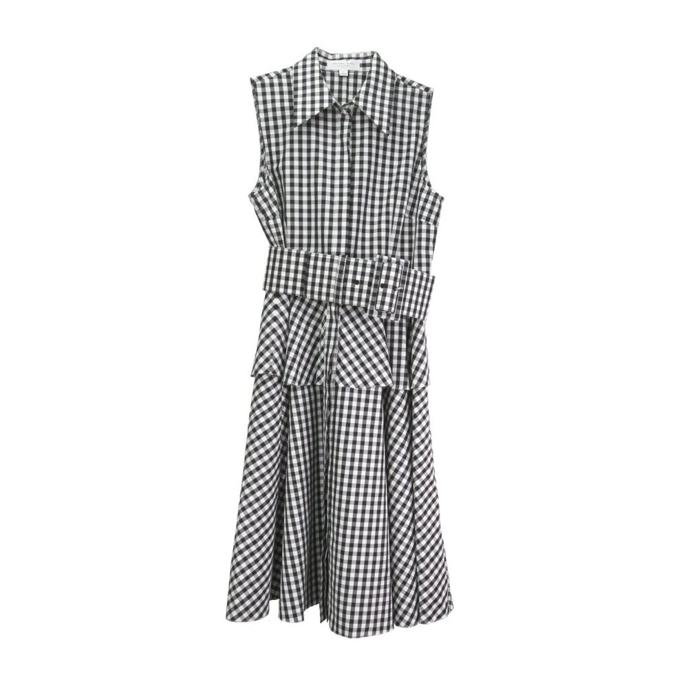 Michael Kors Gingham Belted Dress